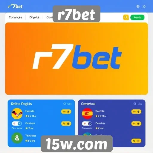 interface do r7bet é fácil de navegar