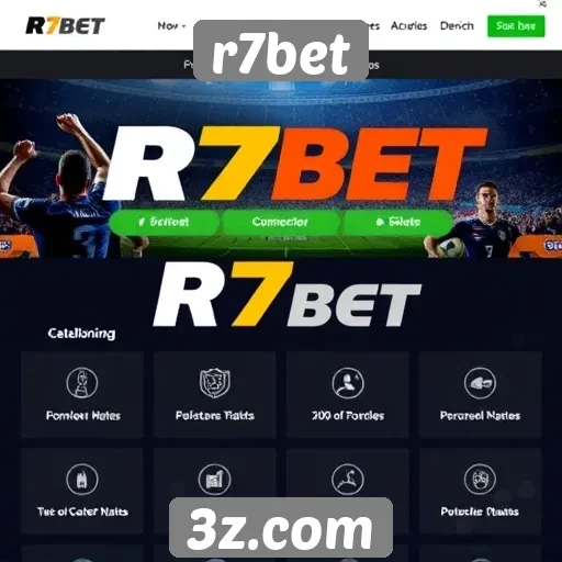 Análise das funcionalidades do site r7bet