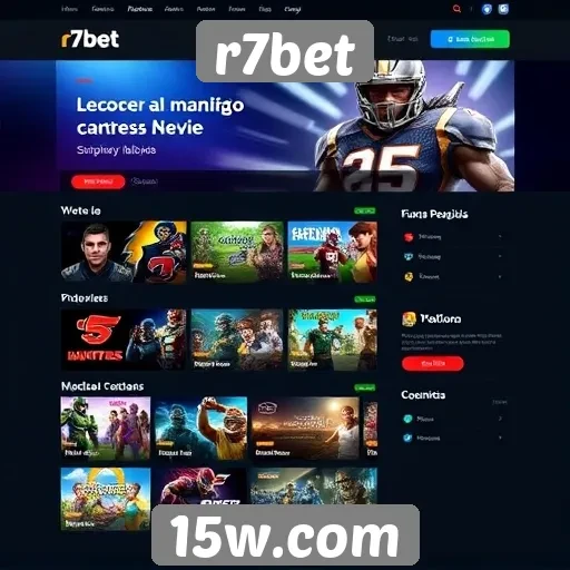Mudanças no layout do site r7bet para melhor navegação